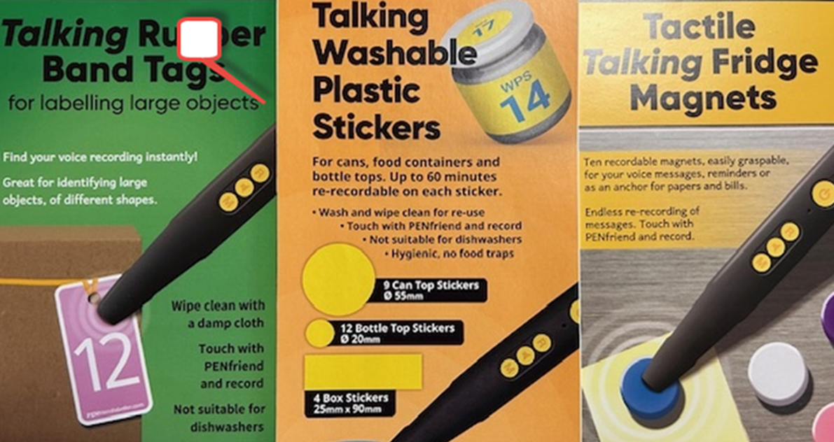 Tags, bottle tops and magnets